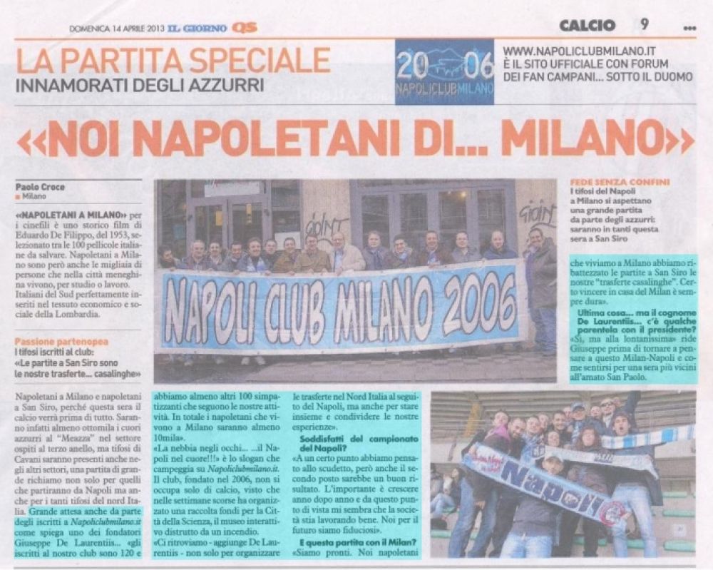 Il Giorno - 14/04/2013